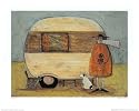 Home from Home Art Poster Print by Sam Toft, 16x12