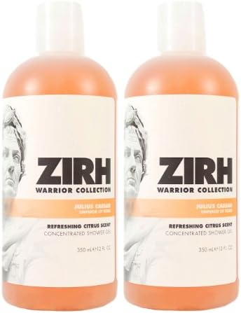 Zirh Warrior Collection - Julius Caesar - Shower Gel 12 oz - Pack of 2