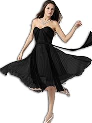 Draped Fitted Chiffon Sweetheart Prom Dress 