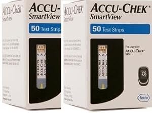 Accu Chek Smart View Test Strips 100 Strips 2x50pack Sold By Diabetic Corner