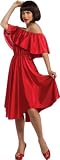 Saturday Night Fever Red Dress Adult Costume Adult (One-Size (Standard))