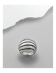 White Diamond Ring In 7000 Sterling Silver