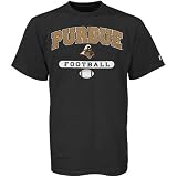 Russell Purdue Boilermakers Black Football T-shirt