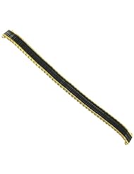 10-13mm Speidel Gold and Black Tone Romunda Twist-o-flex Watch Band 2211/32