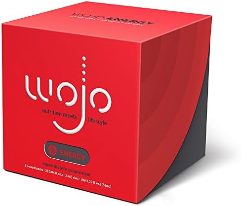 Wojo ENERGY Single-Use Liquid Dietary Supplement with 6 B Vitamins and Herbal Extracts, Cube (30-count)