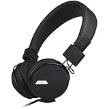 Headphones, Darkiron [Kanen] Series Headset with In-line Microphone, Extremely Portable Foldable and Adjustable for Smart Phones/ipad/ipod/mp3/mp4(Black)