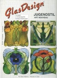 GlasDesign Art Nouveau Stained Glass Pattern Book