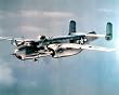 B-25 Mitchell (In Sky) Art Poster Print - 16x20
