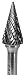 CARBIDE BUR GROBET CONE POINTED 1/2X1X1/4 BEAR CUT