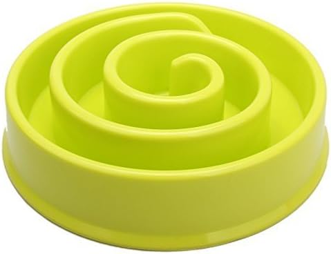 TopCute Anti-Choke Pet Bowl Pet Plastic Slow Down Feed Food Eating Bowl Feeder Dish For Dog