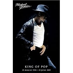 Michael Jackson - King of Pop Birth and Death - 11 x 17 Poster