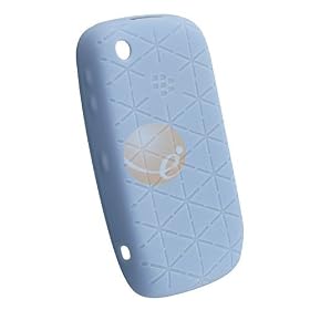 OEM Silicone Skin Case Blackberry Curve 8520 FROST BLUE