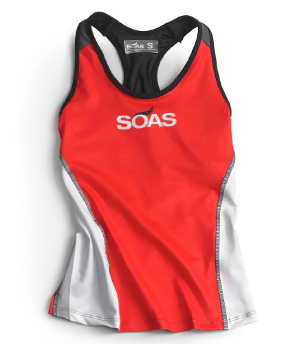 Soas Women's Triathlon Top - Red Houndstooth