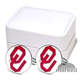Oklahoma Sooners NCAA Logod Executive Cufflinks w/Jewelry Box