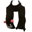 Winter Hand Knit Kitty Animal Face and Tail Long Scarf Shawl Ski Hat with Pockets