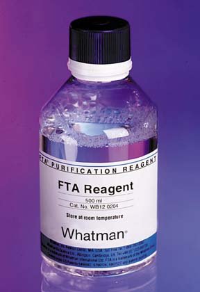 Whatman FTA Purification Reagent; 500mL; For Rapid Purification of DNA From FTA cards