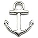 Qudasar PDTXCLS Yasirona 50 Anchor Charms Silver Tone