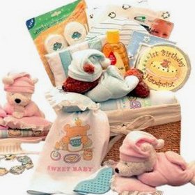 41OBsBDrT L Sugar Dreams   PINK   Newborn Baby Gift Basket   A Huge Shower Gift Thought!