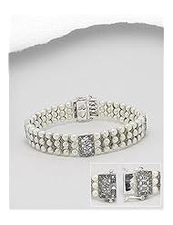 Marcasite Bracelet In Sterling Silver