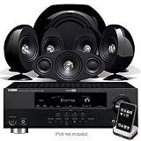 Yamaha RX-V665 Receiver, YDS11SL Dock & KEF KHT3005SE Speaker System (Bundle)