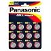 12 X Panasonic Cr2032 Lithium Cell 3v Battery Batteries, Dl2