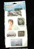 Knight Rider Puffy Stickers David Hasselhoff MIP