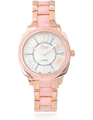 Brinley Co. Womens Stainless Steel Link Watch