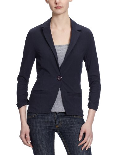 TOM TAILOR Denim Damen Blazer, 39000480071/Jersey blazer, Gr. 40 (L), Blau (6012) Preisvergleich