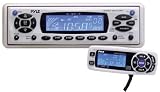 PYLE PLCD16MRWB 40W x 4 Marine Receiver with Detachable Face - With WB reception