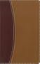 NIV Compact Thinline Reference Bible, Italian Duo-tone, Burgundy / Tan