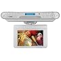 Coby KTFDVD7093 7-Inch Under-The-Cabinet LCD TV with Built-In DVD/CD Player and AM/FM Radio, White