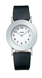 Alessi Unisex AL4000 Memento Black Leather Strap Watch Alessi Unisex AL4000 Memento Black Leather Strap Watch