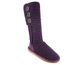 BUTTON KNIT SWEATER BOOT