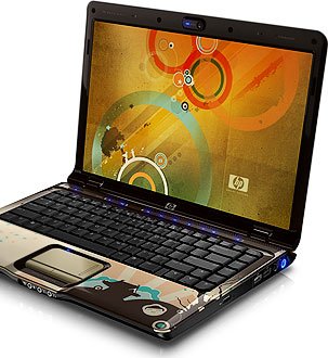 HP Pavilion dv2800t Artist Edition , Intel(R) Core(TM) 2 Duo Processor T8100 (2.10GHz) , 14.1 diagonal WXGA High-Definition HP BrightView Widescreen Display (1280 x 800) , 4GB DDR2 System Memory,128MB NVIDIA GeForce 8400M GS , Intel(R) PRO/Wireless 4965AGN Network Connection and Bluetooth(TM) , 160GB 5400RPM SATA Hard Drive , LightScribe SuperMulti 8X DVD+/-RW with Double Layer Support , Microsoft(R) Works 9.0 , Windows Vista Home Premium