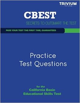 Cbest Practice Test Questions: Trivium Test Prep: 9781492115168: Amazon ...