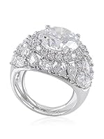 CZ BY KENNETH JAY LANE Anillo Center (Plateado)