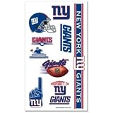 New York Giants NFL Temporary Tattoos (10 Tattoos)