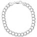 Sterling Silver Double-Link Chain Bracelet, 7"