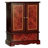 Mele Sienna Burlwood Cherry Jewelry Box 775-11