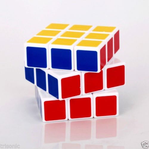3 x 3 x 3 Magic Rubik's Cube Rubix Speeding Speed White Cube Education Gift Toys