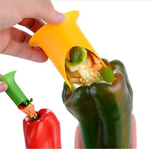 HAKSEN Prep Solutions Pepper Corers Twist to Core &amp; Seed Bell &amp; Chili,2 Pack