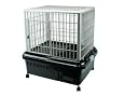 Iris RP-750 Plastic Rabbit Cage, Black/Gray
