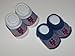 NEW YORK METS 2 Pair Package Team Logo BABY BOOTIES (3 / 6 Months)