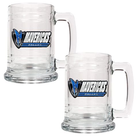 Dallas Mavericks Set of 2 Beer Mugs