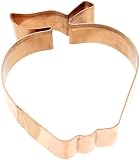 Old River Road Apple Shape Cookie Cutter, Copper