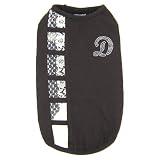 Doggy Dolly Designer Dog Apparel - Ava Lace T-shirt - Color: Brown, Size: M