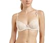 Betsey Johnson Women's Eyelet Lace 3 Section Foam Demi