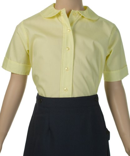 French Toast S/S Peter Pan Button-Down Shirt (Sizes 7 - 20)