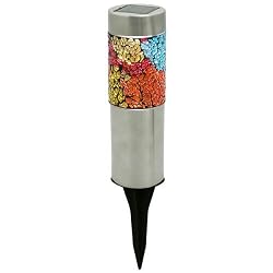 Flipo Solar Stainless Steel Pathlight, Multi Color