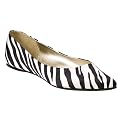 Women's Xhilaration: Saniya Pointed Toe Flats - Zebra